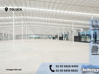 Rent industrial warehouse now in Toluca
