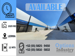 Rent now industrial warehouse in Lerma