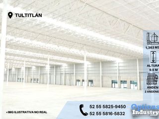 Incredible industrial warehouse for rent in Tultitlan