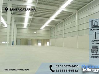 Industrial property for rent located in Nuevo León industrial park