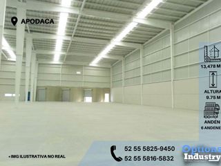 Industrial warehouse located in Nuevo León for rent