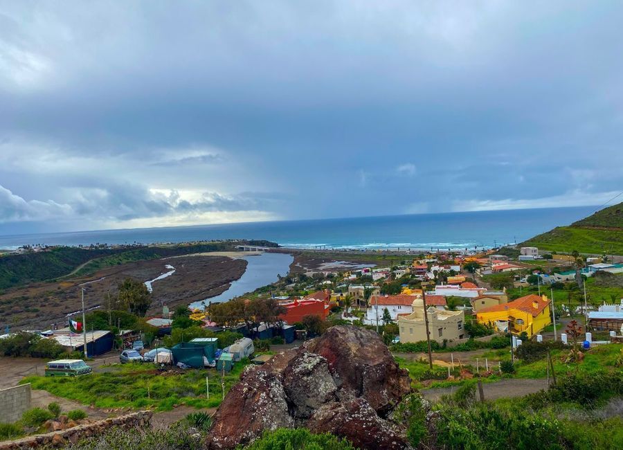 Lot with stunning ocean, river, and mountain views in La Mision