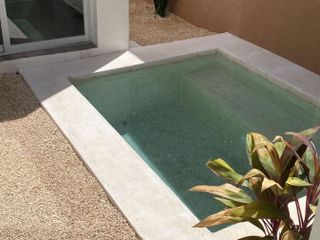 | Casas de una planta con piscina, en renta. |