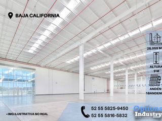 Rent now in Baja California industrial warehouse