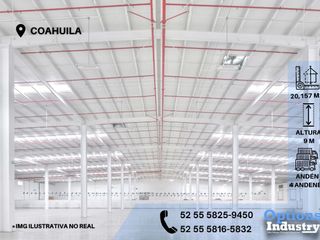 Rent industrial warehouse in Coahuila