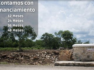 100% urbanizado en venta en Yucatan, calles pavimentadas y servicios- Conkal