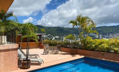 ACAPULCO LOMAS DE COSTA AZUL DEPARTAMENTO EN VENTA VISTA Y ALBERCA