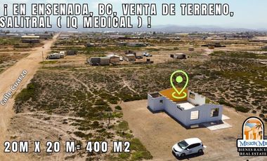 Terreno con construcción en Salitral