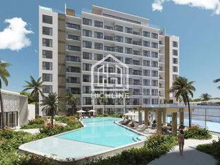 DEPARTAMENTO EN VENTA EN PLAYA DEL CARMEN ESTUDIO CON ALBERCA GYM SPA BAR BITCOIN