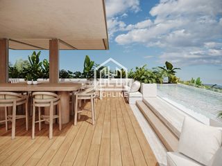 Departamento en venta de 2 habitaciones en Playa del Carmen, calle 28 | Alberca y área de yoga
