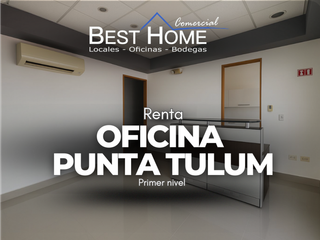 Oficina 140 m2 en renta Punta Tulum Cancún Q. Roo