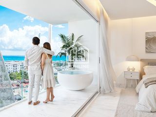 PENTHOUSE DE 3 HABITACIONES CON JACUZZI Y VISTAS AL MAR DESDE EL ROF TOP EN PLAYA DEL CARMEN