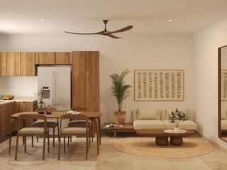 DEPARTAMENTO EN VENTA MERIDA, CONKAL, PIONERA, MOD. 1 REC, MARZO 2027.