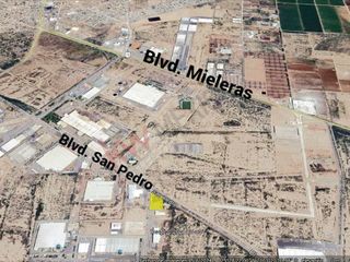 Terreno en renta ubicado en Parque Industrial Pymes Torreon,Coah. Sobre Blvd. San Pedro