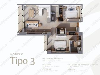 BALICA Tipo 3 - Condominio en Venta en Los Tigres Residencial