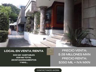 Local en  venta o renta en av. Marina Nacional, Verónica Azures, Miguel Hidalgo, CDMX