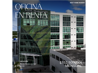 Oficina de 305 m2 Tulum Trade Center en renta Cancún