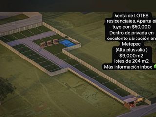 Terreno en Fraccionamiento La Asunción
