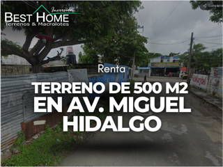 Se renta Terreno / predio  en Av. Miguel Hidalgo - Cancún