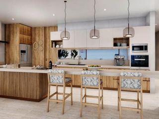 DEPARTAMENTO EN VENTA MERIDA, PLAYA TELCHAC, BOGA, FRENTE AL MAR, ENTREGA INMEDI