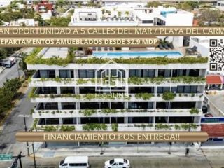 DEPARTAMENTO 1 RECAMARA/ OPORTUNIDAD/ A 5 CALLES DEL MAR/ENTREGA INMEDIATA/ 50% ENGANCHE Y MESES.
