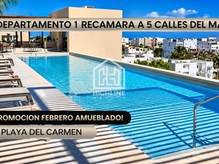 DEPARTAMENTO 1 RECAMARA /SOBRE IMPORTANTE AVENIDA/ 4 CALLES DEL MAR/ ENTREGA INMEDIATA/ PREMIUM.