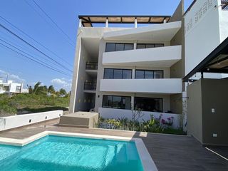 DEPARTAMENTO EN VENTA MERIDA, PLAYA SAN BENITO, PUNTA SOLE, 2DA FILA, LISTO.