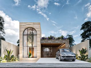 CASA EN VENTA MÉRIDA, CLUB DE GOLF, ESTILO WABI SABI Y SMART HOME