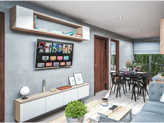 Departamento 60m2 con 2 recamaras y roof garden en Hangares Aeropuerto