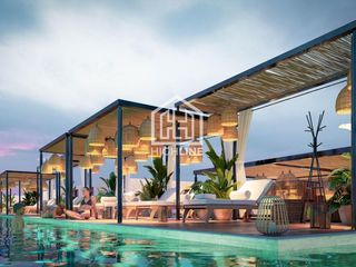 Loft en venta en Cancún totalmente equipado con alberca, gimnasio y pádel