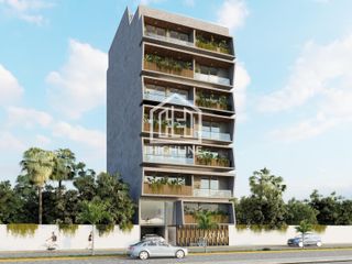 Estudio en venta en el centro de Playa del Carmen, a pocos metros de la playa | Alberca y gimnasio