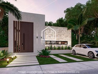 Villa en Tulum, en VENTA, de 3 habitaciones, con acceso a campo de golf