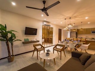 DEPARTAMENTO OLEA EQUIPADO Y AMUEBLADO EN VENTA, EN CHICXULUB, PUERTO.