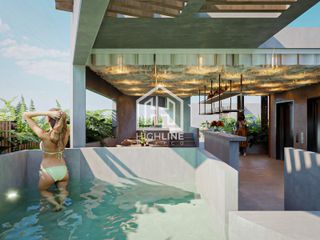 DEPARTAMENTO EN VENTA DE 2 RECAMARAS UBICADO EN TULUM CON JACUZZY
