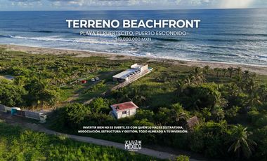 Terreno en Venta en Puerto Escondido, Oaxaca - frente a Playa El Puertecito