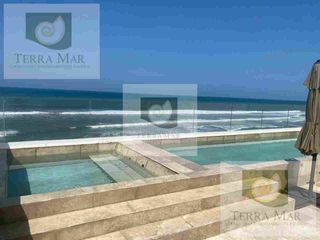 Espectacular PentHouse de 4 Recamaras con Alberca Privada sobre Playa en Acapulco Diamante
