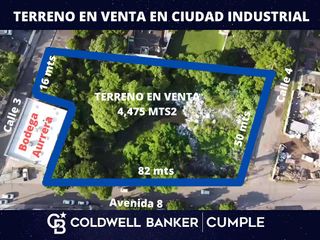 Terreno en Venta en Ciudad Industrial Bruno Pagliai