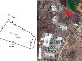 TERRENO INDUSTRIAL EN VENTA, CENTRO INDUSTRIAL GUANAJUATO, IRAPUATO, GUANAJUATO.