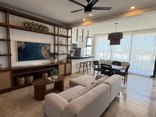 DEPARTAMENTO EN VENTA MERIDA PLAYA TELCHAC BAJAREQUE MOD PH FRENTE AL MAR LISTO