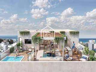 Departamento en  venta de 36m2 amueblado y equipado en Playa del Carmen
