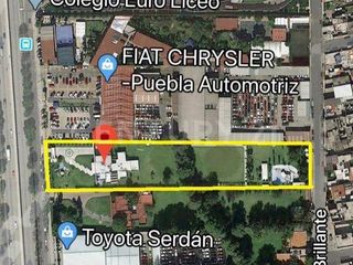 Terreno en renta 8,000 m2 av Blvd. Hermanos Serdán, zona Galerías Serdán, Puebla