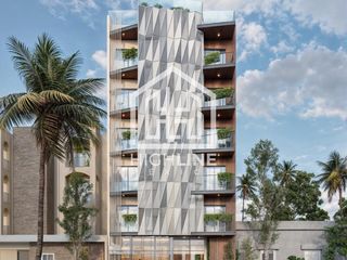 OPORTUNIDAD. DEPARTAMENTO 1 RECÁMARA CON BALCÓN.  PLAYA DEL CARMEN. ROOFTOP, ALBERCA, GYM. PREVENTA.