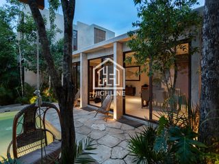 CASA EN VENTA DE DOS RECAMARAS CON ALBERCA PRIVADA EQUIPADA Y AMUEBLADA UBICADA EN TULUM
