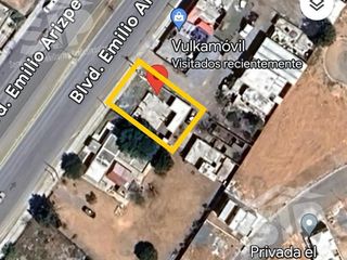 RENTO Terreno en Blvd. Emilio Arizpe