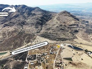VENTA TERRENO EN AGUASCALIENTES SOBRE LIBRAMIENTO SUR AL PONIENTE DE LA CIUDA KA