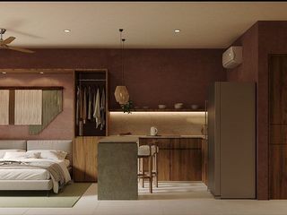 LOFT EN VENTA CON JARDÍN EN ZAFRA, CHICXULUB PUERTO