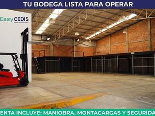 Renta de bodega para negocio — Zapopan Norte | Operación y Montacargas Incluido