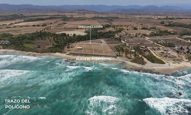 Terrenos en venta en playa El Puertecito, Puerto Escondido, Oaxaca