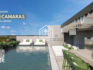 Departamento de 2 recámaras cerca de Centro Maya | 17 min de la playa