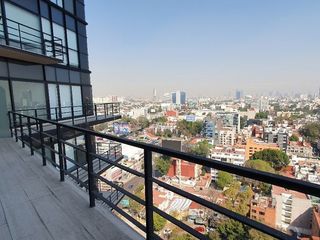 Departamento 100m2 con balcon 2 recamaras en Patriotismo Mixcoac